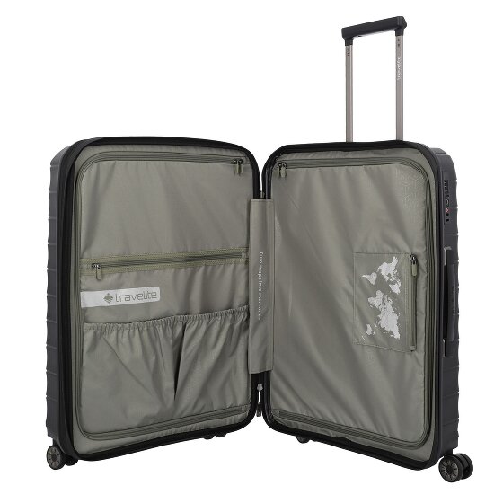 Travelite Mooby 4 wheels Trolley M 66 cm with expansion pleat