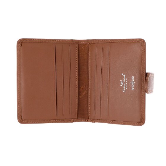 Golden Head Polo Credit card case RFID protection Genuine Leather 8 cm