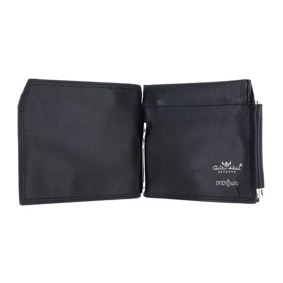Golden Head Polo Wallet RFID protection Genuine Leather 11 cm