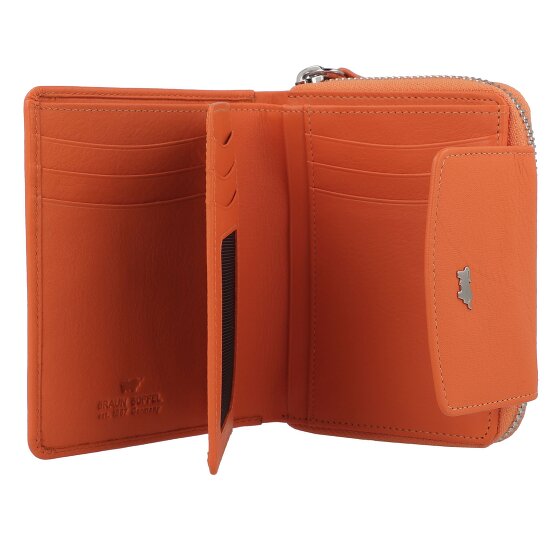 Braun Büffel Joy Wallet RFID protection Leather 12 cm