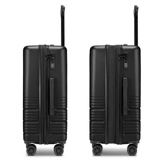 camel active Hanoi 4 wheels Suitcase set 3-piece with expansion pleat