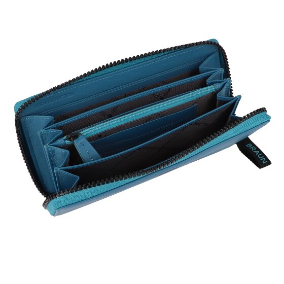Braun Büffel Capri Wallet RFID protection Leather 19 cm