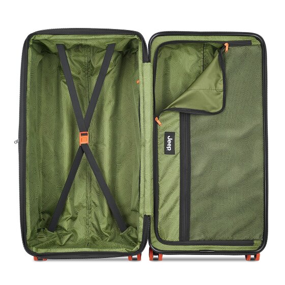 Jeep JH002B 4 wheels Trolley 80 cm with expansion pleat