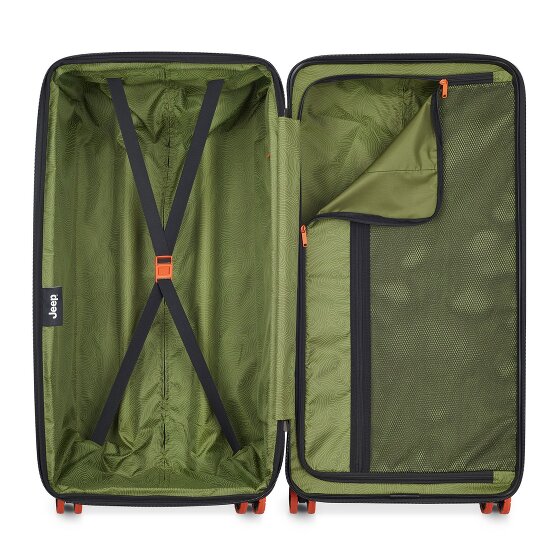 Jeep JH002B 4 wheels Trolley 80 cm with expansion pleat