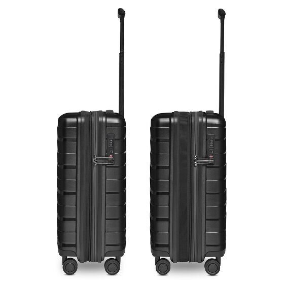 Bergpfeil Travel 4-wheeled cabin trolley S 55 cm with expansion pleat