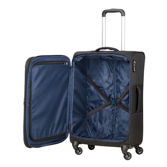 Paklite Valencia 4 wheels Trolley 68 cm with expansion pleat