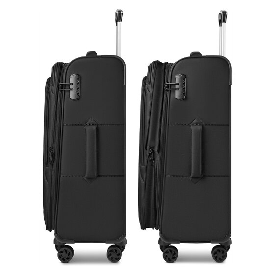 Franky Melbourne 3.0 4-wheel suitcase set, 3-piece, with stretch fold