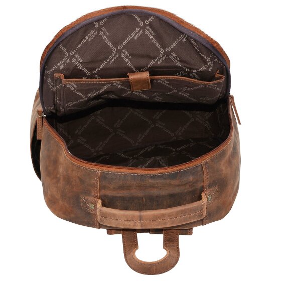 Greenland Nature Montenegro backpack leather 40 cm laptop compartment