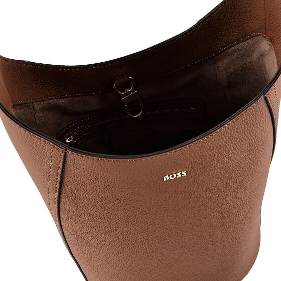 Boss Lenah Shoulder Bag Leather 22 cm