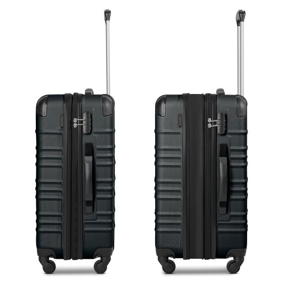 Wenger Amplar Evo 4 wheels Suitcase set 3-piece with expansion pleat