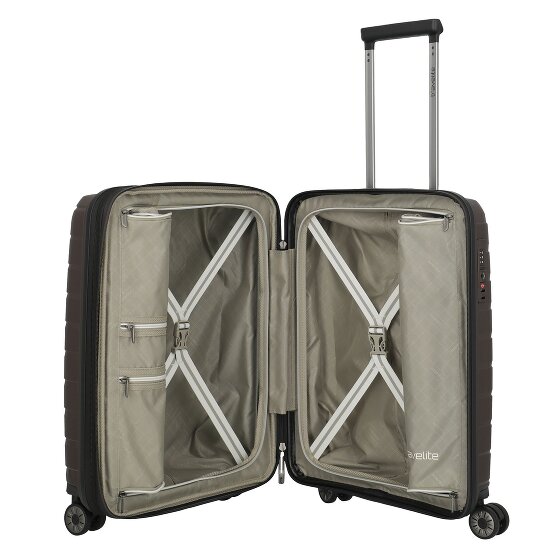 Travelite Air Base 4 wheels Cabin trolley 55 cm with expansion pleat