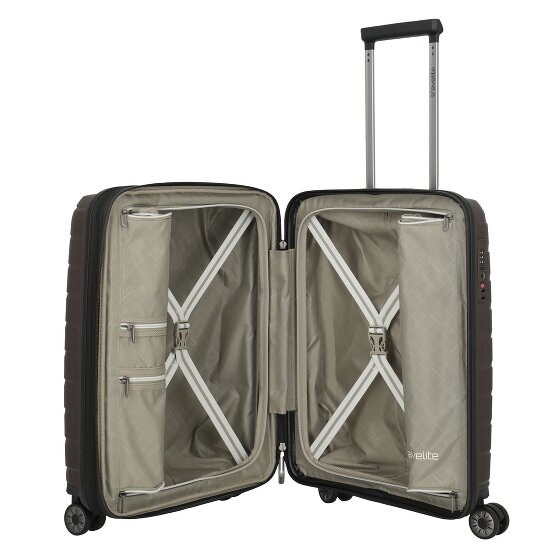 Travelite Air Base 4 wheels Cabin trolley 55 cm with expansion pleat