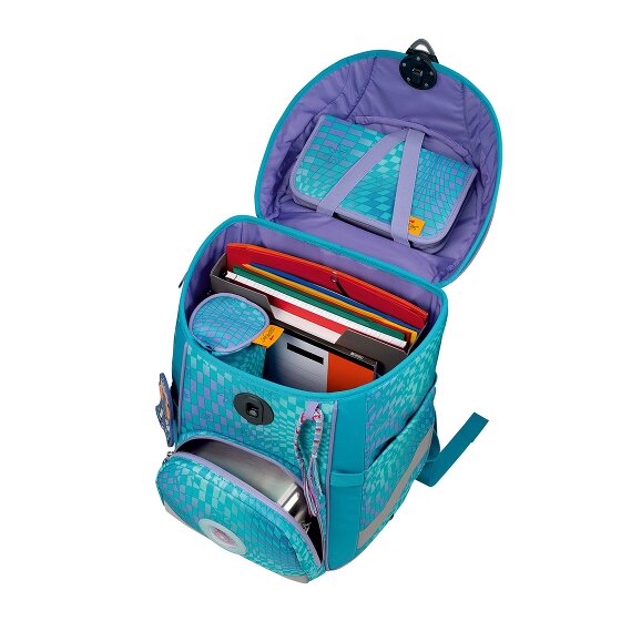 DerDieDas ErgoFlex Easy LED School bag set 5-piece
