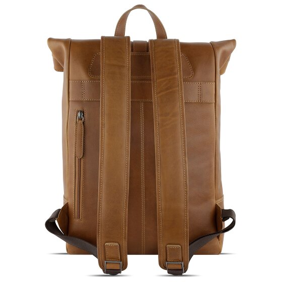 Klondike 1896 Gold Donald backpack leather 43 cm laptop compartment