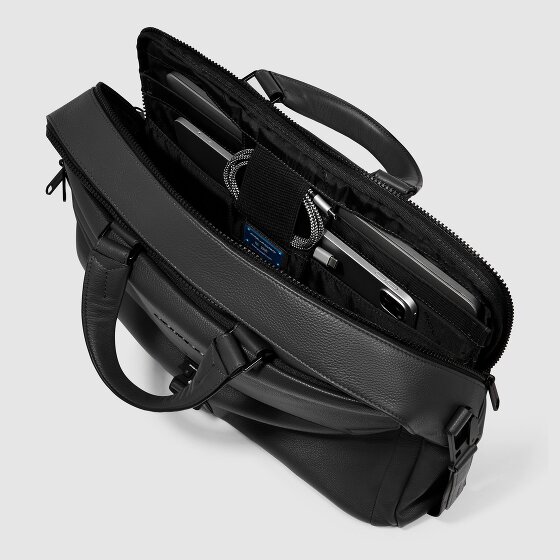 Piquadro Than Briefcase Leather 30 cm Laptop compartment