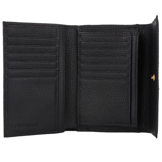 Coccinelle Metallic Soft wallet leather 14 cm