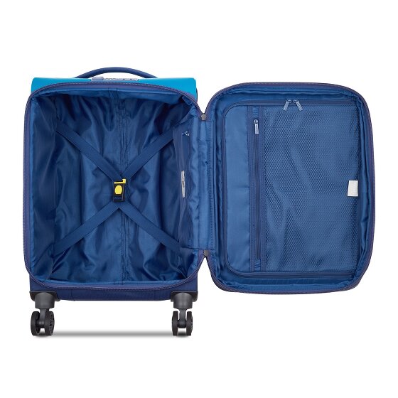 Delsey Paris Brochant 3 4 wheels Cabin trolley 55 cm with expansion pleat