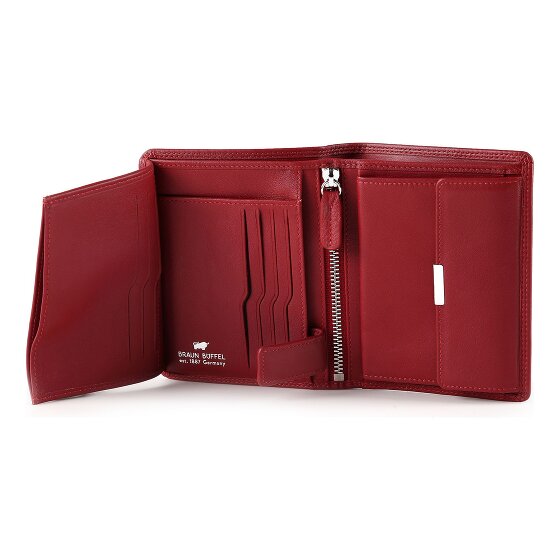 Braun Büffel Golf 3.0 Wallet RFID protection Leather 9.5 cm