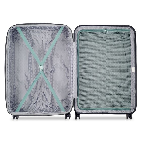 Delsey Paris Air Armour 4 wheels Suitcase set 3-piece Expandable