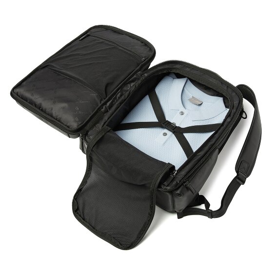 Castelijn & Beerens Nappa X travel backpack RFID leather 43 cm laptop compartment