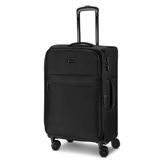 Bugatti Valencia Soft 4 wheels Trolley M 65 cm with expansion pleat