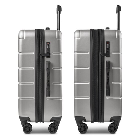 Police Dublin 4 wheels Trolley M 64 cm Expandable