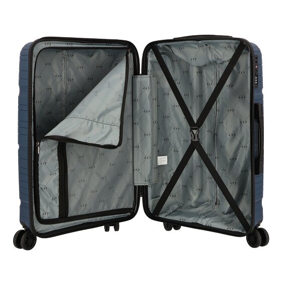 d&n Travel Line 4300 4 wheels Suitcase set 3-piece