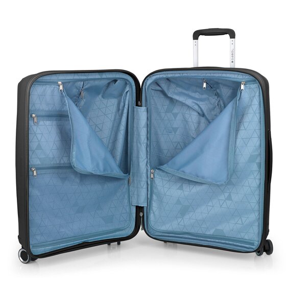 Gabol Queens 4 wheels Suitcase set 3-piece with expansion pleat