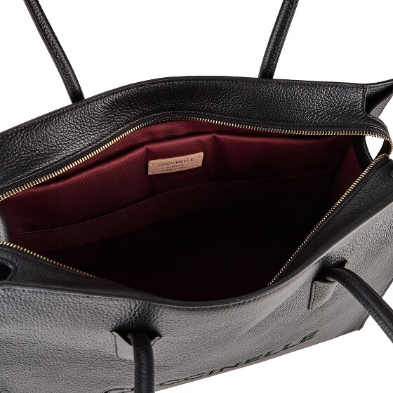 Coccinelle Myrtha Shoulder Bag Genuine Leather 40 cm Laptop compartment