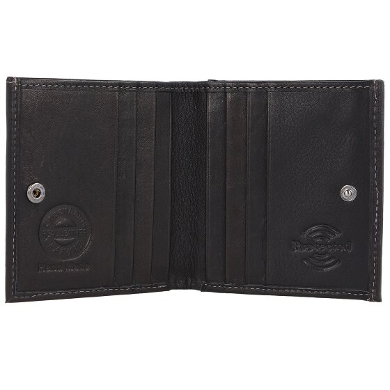Greenland Nature Black Nappa wallet RFID leather 9.5 cm