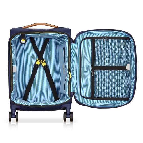 Delsey Paris Montmartre 3 4 wheels Cabin trolley 55 cm with expansion pleat