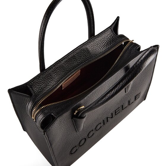 Coccinelle Myrtha Shopper Bag Genuine Leather 27 cm