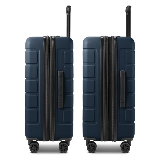 Saxoline Miami 4 wheels Trolley M 65 cm with expansion pleat