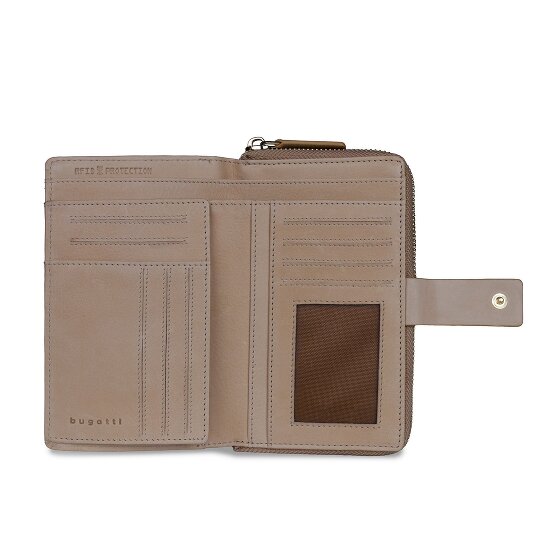 Bugatti Noemi Wallet RFID protection Leather 16 cm