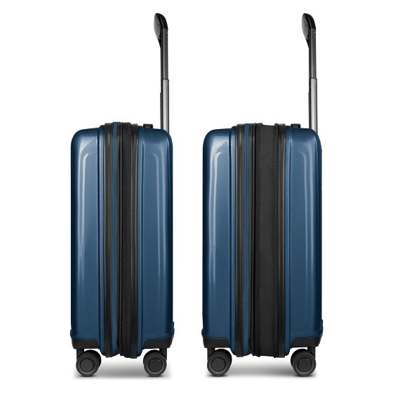 Redolz Essentials 14 4-wheel suitcase set + beauty case 4 pcs. with stretch fold