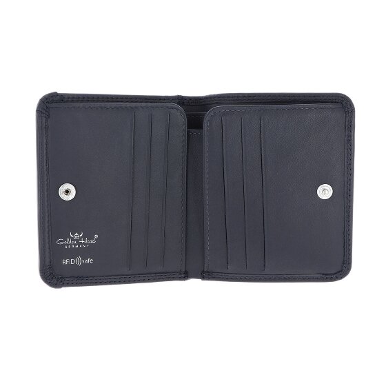 Golden Head Polo Wallet RFID protection Genuine Leather 10.5 cm