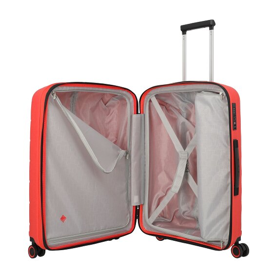 Travelite Burano 4 wheels Suitcase set 3-piece with expansion pleat