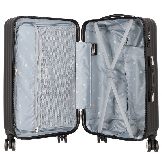mano Don Carlo 4 Roll Suitcase Set 3pcs.