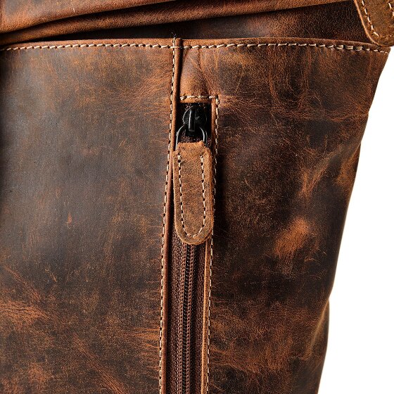 Jack Kinsky Baltimore 15 Business backpack Genuine Leather 43 cm Laptop compartment