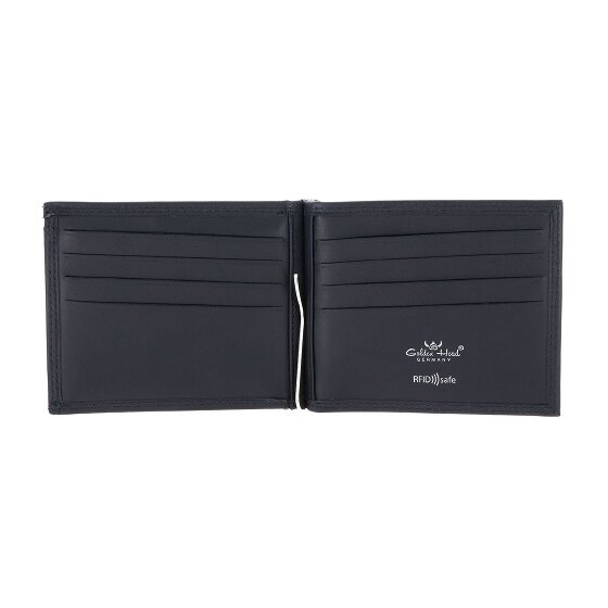 Golden Head Polo Wallet RFID protection Leather 11 cm