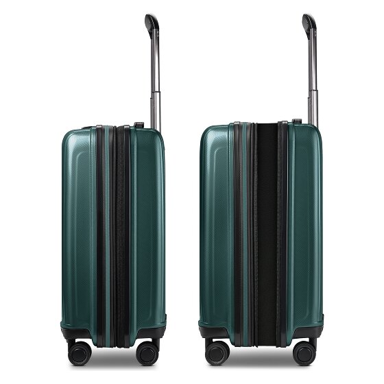 Redolz Essentials 14 suitcase set 2 pcs. cabin trolley with stretch fold & beauty case