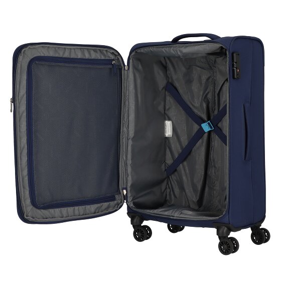 American Tourister Street Roll 4 wheels Suitcase set 3-piece with expansion pleat