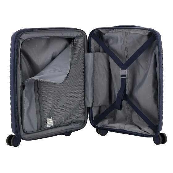 d&n Travel Line 4500 4 wheels Cabin trolley S 55 cm with expansion pleat