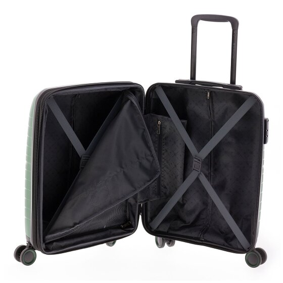 Gladiator 3400 4 wheels Cabin trolley 55 cm with expansion pleat