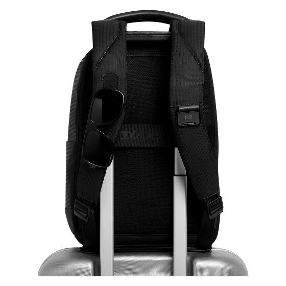 Piquadro Sync Daypack Genuine Leather 40 cm Laptop compartment