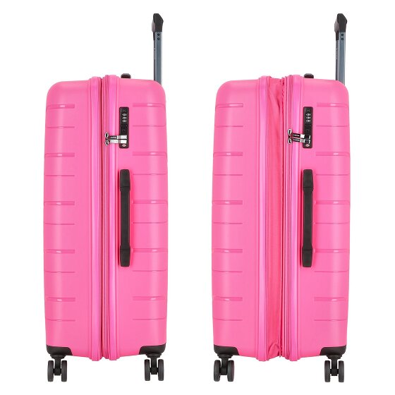 Polestream Strz by Asteroid 4 wheels Trolley L 74 cm with expansion pleat