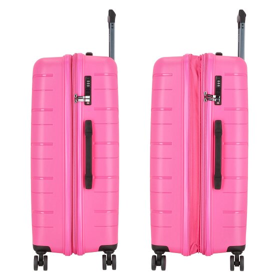 Polestream Strz by Asteroid 4 wheels Trolley L 74 cm with expansion pleat