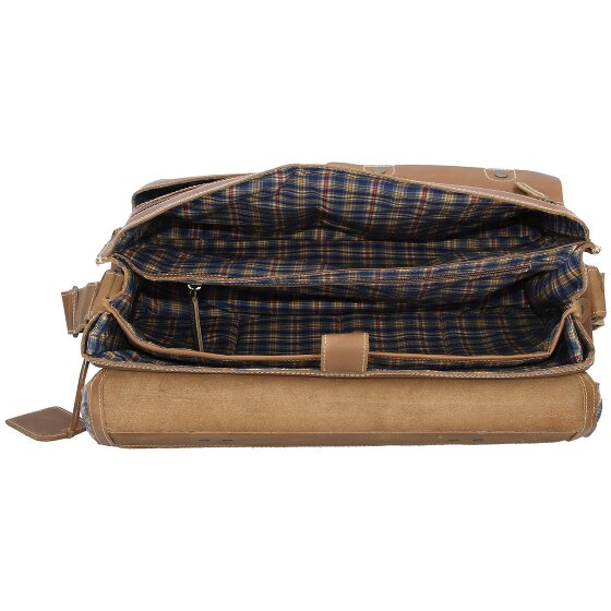 aunts & uncles Hunter Jack Messenger leather 45 cm laptop compartment