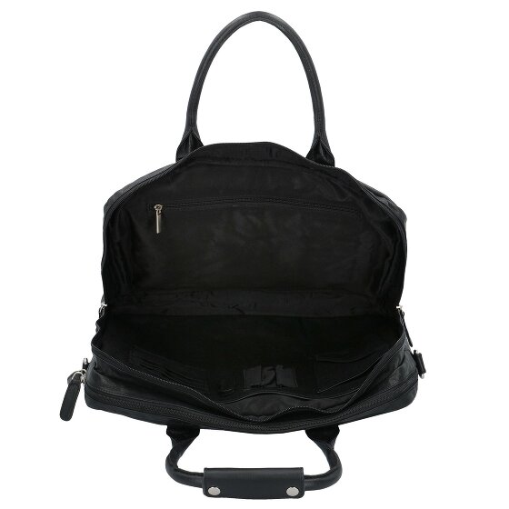 Dermata Briefcase Genuine Leather 39 cm Laptop compartment