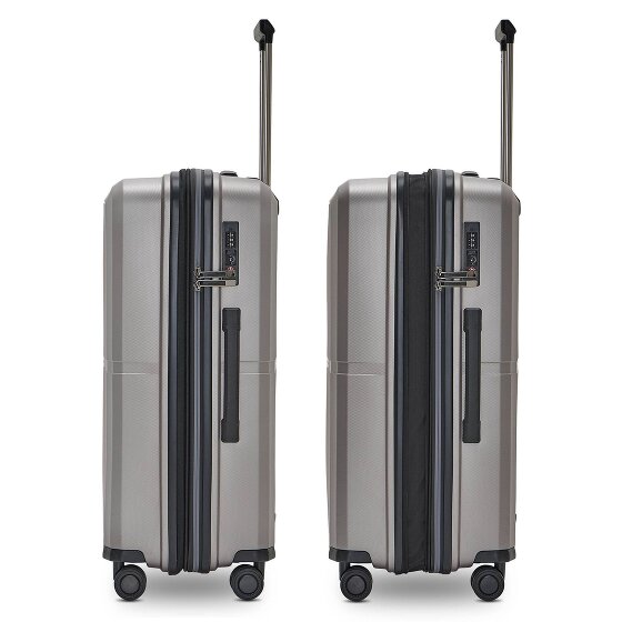 Pactastic Collection 01 4 wheels Trolley M 67 cm with expansion pleat